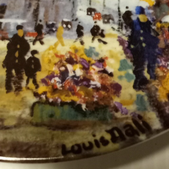 Le Marche Aux Fleurs Et La Conciergerie Collector Plate - Picture 3 of 12